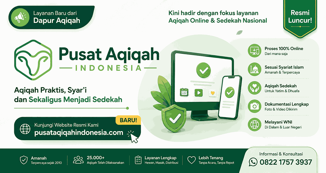 pusat aqiqah indonesia layanan aqiqah online terpercaya untuk indonesia dan luar negeri